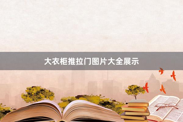 大衣柜推拉门图片大全展示